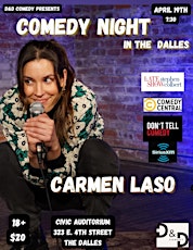 The First Comedy Night in  The Dalles:  Carmen Lagala