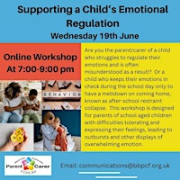 Supporting A Child's Emotional Regulation primary image
