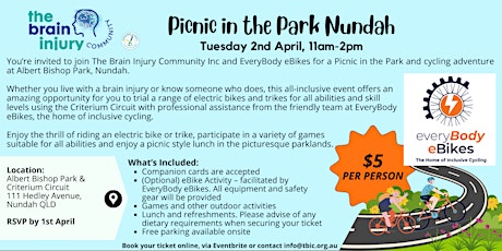 TBIC and EveryBody eBikes Picnic in the Park - Nundah