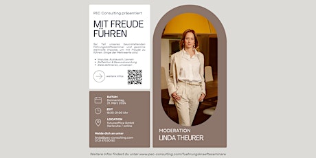 Image principale de Mit Freude führen - Führungskräfteseminar für den Servant Leader