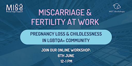 Miscarriage & Fertility at Work: Pregnancy loss  in the LGBTQA+ community primary image