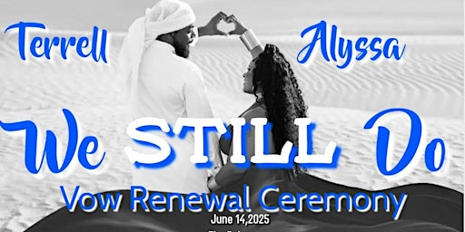 Primaire afbeelding van 2025: CARIBBEAN CHEER FOR OUR 10TH YEAR! ALYSSA & TERRELL'S  VOW RENEWAL