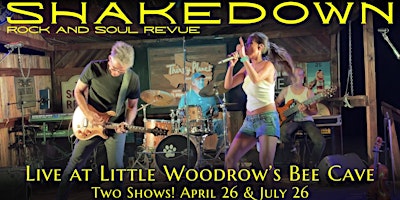 Image principale de Shakedown Live at Little Woodrows - April