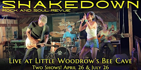 Shakedown Live at Little Woodrows - April