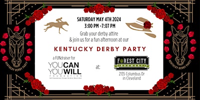 Imagen principal de Kentucky Derby Party FUNdraiser for You Can You Will Foundation