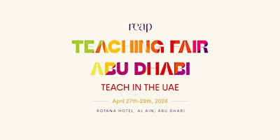 Image principale de REAP HR Teaching Fair: Teach in the UAE