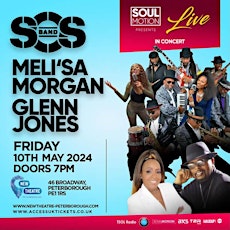 SOS Band , Glen Jones , Meli’sa Morgan live in concert , Peterborough