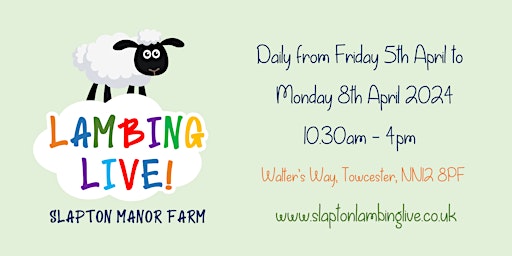 LAMBING LIVE at Slapton Manor Farm! primary image