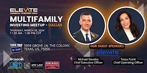 Imagem principal do evento Elevate Multifamily Investing Meetup - Dallas