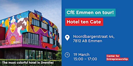 Image principale de CfE on tour | Hotel ten Cate | Emmen