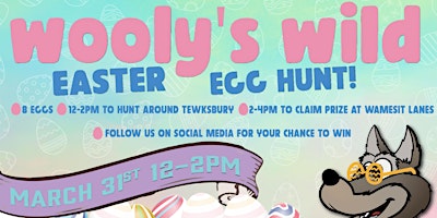 Primaire afbeelding van Wooly's Wild Easter Egg Hunt - Tewksbury