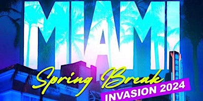 Miami Spring Break 2024 - Boat Party primary image