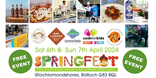 Imagem principal do evento Loch Lomond Springfest Food & Drink Festival 2024