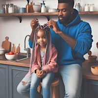 Primaire afbeelding van Daddy Dos - The Ultimate Father-Daughter Hair Braiding Workshop