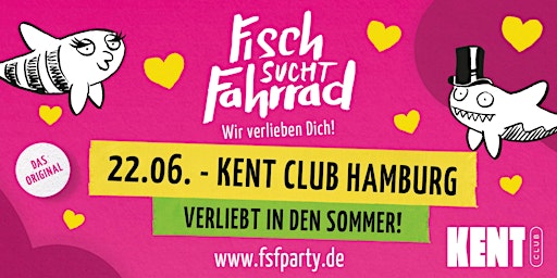 Hauptbild für Fisch sucht Fahrrad Hamburg | Single Party | 22.06.24