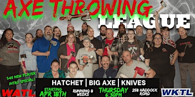 Image principale de KINGSLAND, GA - WATL Axe Throwing League