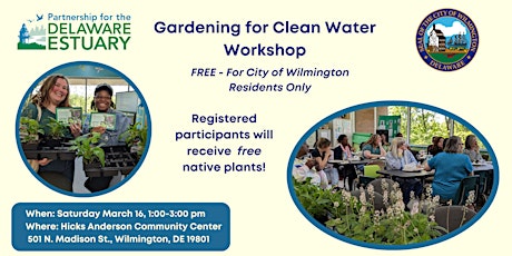 Image principale de Gardening for Clean Water Workshop