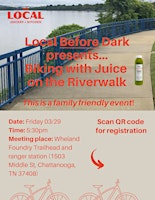 Imagem principal do evento Local Before Dark: Biking with Juice on the Riverwalk