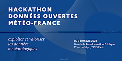 Immagine principale di Hackathon  données ouvertes Météo-France 