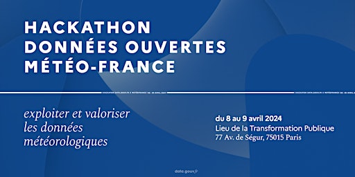 Hauptbild für Hackathon  données ouvertes Météo-France