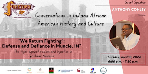 Conversations In Indiana African American History & Culture  4/18/2024 primary image