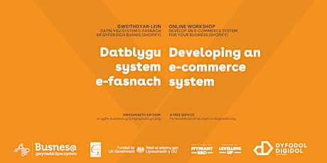 Datblygu system e-fasnach // Developing an e-commerce system