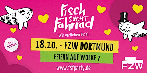 Fisch sucht Fahrrad Dortmund | Single Party | 18.10.24  primärbild
