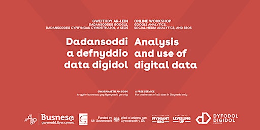 Imagem principal de Dadansoddi a defnyddio data digidol // Analysis and use of digital data