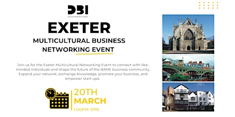 Exeter Multicultural Business Networking Event primary image