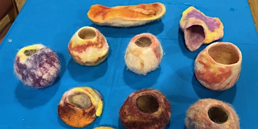 Primaire afbeelding van Making felt pots and bags at Edible Landscapes London- Finsbury Park