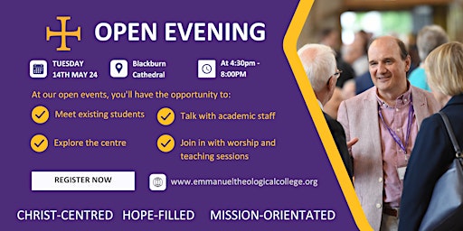 Open Evening - Blackburn - May 14th 2024 primary image