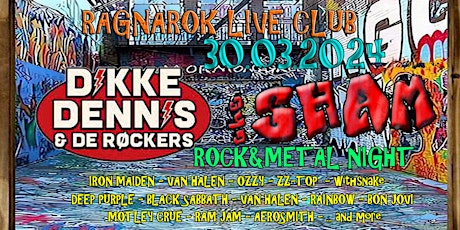 Imagen principal de DIKKE DENNIS & DE ROCKERS | THE SHAM@RAGNAROK LIVE CLUB,B-3960 BREE