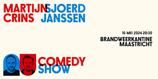 Martijn Crins en Sjoerd Janssen - Comedy Dubbelshow  primärbild