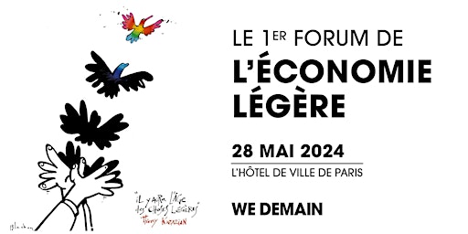 Hauptbild für Forum de l'économie légère 2024