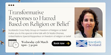 Transformative Responses to Hatred Based on Religion or Belief primary image