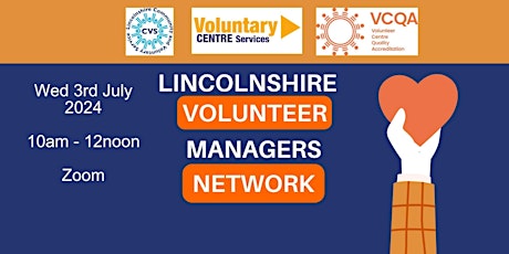 Primaire afbeelding van Lincolnshire Volunteer Managers Network - 3rd Meeting