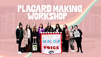 Imagem principal do evento Placard Making Workshop for International Women's Day