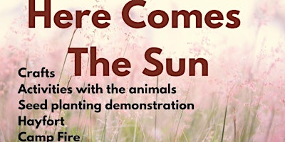 Hauptbild für POSTPONED - Here Comes the Sun - Family Fun Day