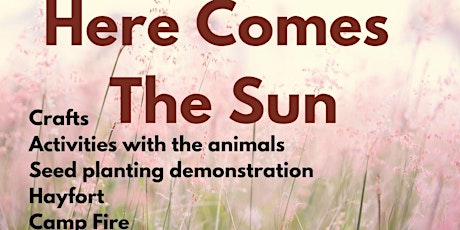 POSTPONED - Here Comes the Sun - Family Fun Day