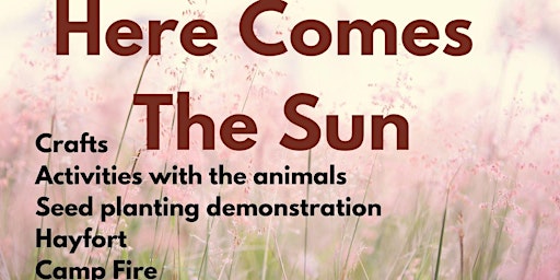 POSTPONED - Here Comes the Sun - Family Fun Day primary image