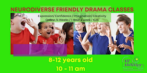 Hauptbild für Kid's Fun Drama / Cian / Saturdays / 4 weeks programme / €25, 8-12 y/o