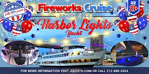 Imagem principal do evento NYC July 4th Party Cruise aboard the Harbor Lights