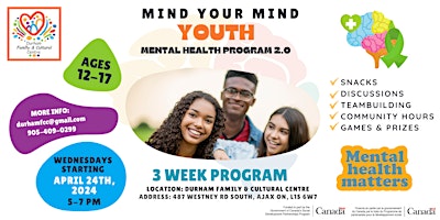 Image principale de And Still We Rise Presents: Mind Your Mind Youth 2.0 | Ages 14-18