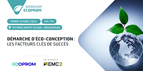 Primaire afbeelding van Workshop ECOPROM "Démarche d'écoconception : les facteurs clés de succès"