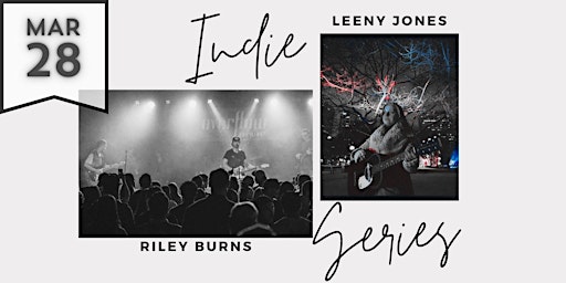 Imagen principal de Riley Burns &  Leeny Jones - Thursday Indie Series