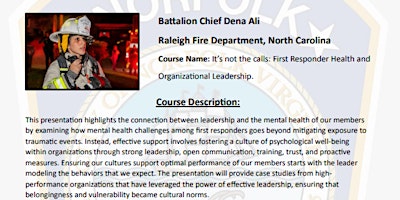 Imagem principal do evento Norfolk Fire Rescue Leadership Seminar