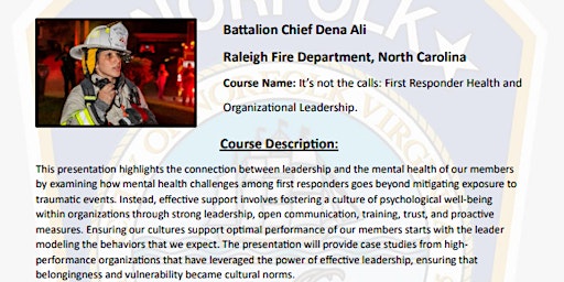 Norfolk Fire Rescue Leadership Seminar primary image
