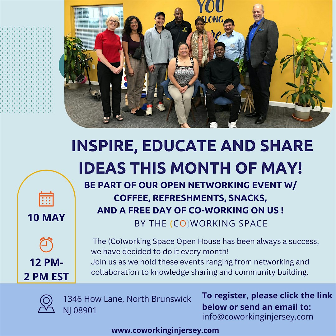 Inspire, educate and share ideas this month of May!