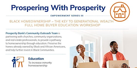 Prospering with Prosperity Bank - Empowerment Series (Garland, TX)