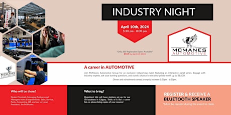 2024 McManes Automotive Group - Industry Night